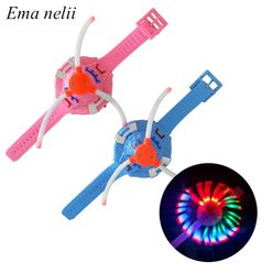 Children Electric Light Up Toys Flash Music Windmill Watch Led Colorful Luminous Watches Novelty Toy Christmas Gifts for Kids