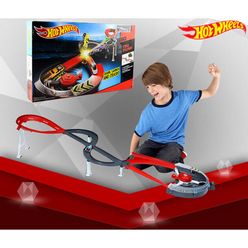 Hot Wheels Spiral Speedway Track Model Cars Toys Classic Educational Toy Car Best Birthday Gift For Children X2589