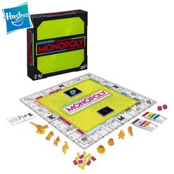 Hasbro Monopoly Neon Pop Board Game Collector's Edition Classic Fast Dealing Property Card Trading Games Family Party Kids Toys