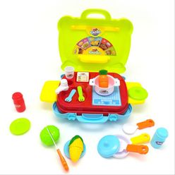 House children Kitchen Toys Set For kids Cooking Food Dishes Cookware Pretend & Play Kitchen Playset toys Children's day gifts