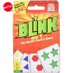 Mattel UNO: Blink  Family Funny Entertainment Board Game Fun Poker Playing Cards Gift Box