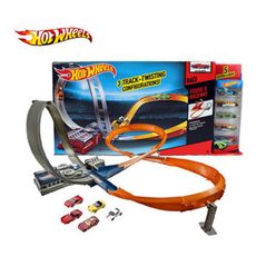 Hot Wheels Raceway track Plastic Metal Mini Cars Railway brinquedo Educational Hotwheels Cars Toys For kids  X2586