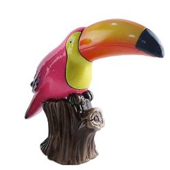 SIMCAS New custom toucan figure art souvenir craft ceramic home decor