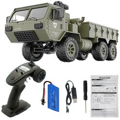 Fayee FY004A 1/16 2.4G 6WD Rc Car Proportional Control Army Military Truck RTR Model Toys Remote Control Truck