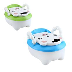 Portable Baby Pot Cute Toilet Seat Children's Potty Training Seats Girls Training Pan Comfortable Kids Backrest Toilet Bowl Pot