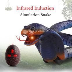 6 Colors Remote Control Simulation Cobra Crawling Electric Tricky Infrared Induction Halloween Spoof Children Gift Toy