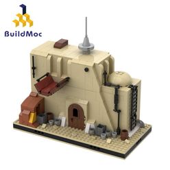 On Tatooine Desert Junk Store Building Blocks Star Series Wars Kids DIY Architecture Bricks Toys for Children Xmas Gifts