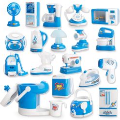 1PC Children Kitchen Pretend Play Toys  Light-up & Sound Simulation Kitchen Toys Household Appliances Toy for Kids Children Baby