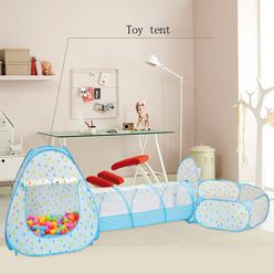 3Pcs/Set Children's Tent Toy Ball Pool Pool Ball Pit Children Tipi Tents Baby Tents House Large Fordable Baby Ocean Kids teepee