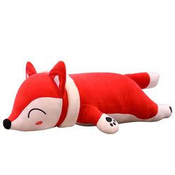 1pc 35-90cm Kawaii Fox Dolls Stuffed Animals Plush Toys for Children Soft Cartoon Sleeping Pillow Birthday Gift for Girls Lovers