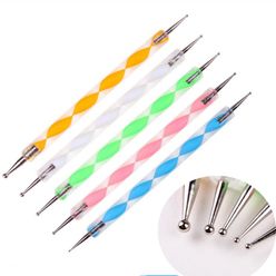 NEW 5pcs/set Professional DIY Stainless Steel Polymer Clay Plasticene Tools Playdough Tool Sculpture Tools Toys For Clay Carving