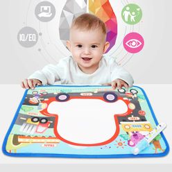 27 x 37cm Baby Kids Drawing Add Water with Magic Pen Painting Picture Water Drawing Play Mat in Drawing Toys Board Gift