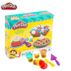 Original Play Doh Colorful Mud Fun Pie Children's Soft  Clay Playa Creative DIY Toys Set Slime Clear Fluffy