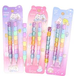 2pcs Cute Animal Non-Sharpening Pencil HB Sketch Drawing Pencils Stationery School Office Supplies for Kids Gift
