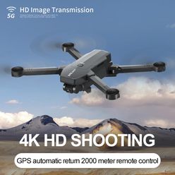 RC Drone 1906 GPS with 4K 5G WIFI HD Camera Optical Flow Positioning 25 Mins Flight Time Foldable Quadcopter RTF RC Helicopter