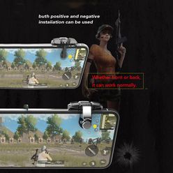Survival Mobile Game Fire Transparent Plastic Alloy Button Aim Key Smart Phone Mobile Game Trigger L1R1 Shooter Controller Toy