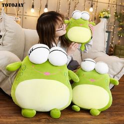 30-60cm Cute Soft Frog Plush Toy Down Cotton Stuffed Squishy Animal Functional Pillow Bed Sofa Cushion Kawaii Gift for Kids Girl