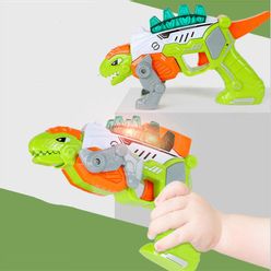 2 in 1 Electric Deformation Gun Toys Sound and Light Dinosaur Simulation Pistol Gun For Boy Outdoor Sports Weapon CS Game Toy
