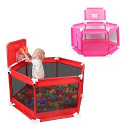 Baby Playpen Fence Children's Playpen Kids Ball Pool Folding Barrier For Babies Oxford Cloth Baby Fence Child Safety Barrier