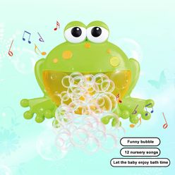 Bath Toy Frog Bubble Frog&Crab Bubbles Soap For Kids Bubble Toy Machine Bath Funny Bubble Liquid Bath Toys for Children Kids