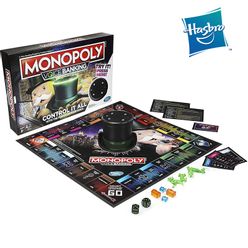 Hasbro Monopoly Voice Banking Edition English Version Classic Fast Dealing Property Card Trading Games Board Game Party Kids Toy