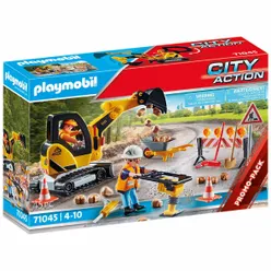 Playmobil 71045 City Action Road Construction Set