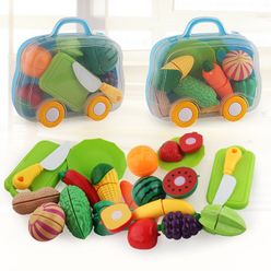 Pretend Play Plastic Food Toy Cutting Fruit Vegetable Food Pretend Play Children For Children Play House Kids Birthday Gift