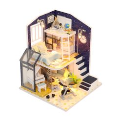 NEW DIY Doll House Miniature with Furniture DIY Wooden Miniaturas Dollhouse Toys for Children Gift SHINING STAR M041
