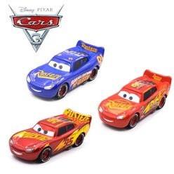 1:55 Disney Pixar Cars 3 Diecast Metal Alloy Car Model Toy Champion Edition Lightning McQueen Car Toys Boy Birthday Gift