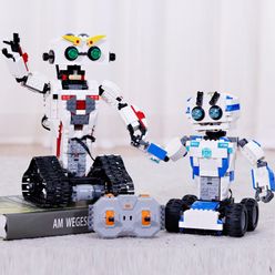 710PCS Remote Walkable Robot Building Blocks Educational Toys Bricks Remote Control Toy  Creative Robot Blocks Children'S Toys