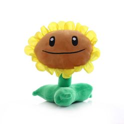 1pcs 18cm Plants vs Zombies Plush Toys PVZ Sunflower Plants Plants vs Zombies Soft Stuffed Toy Doll for Children Kids Gifts