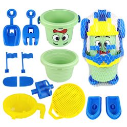 Beach Toy Set Sand Toys Toddlers Durable Soft Safety Plastic Sandbox Toys Sand Castle Building Kit Toddlers Baby Beach Toys