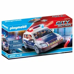 Playmobil City Action 6920 Police Car with Light and Sound Effects