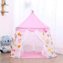 Kid Princess Castle Tent Infant Indoors Room Teepee Baby Outdoors Play House Toddler Game Tent Portable Folding Children's Tents