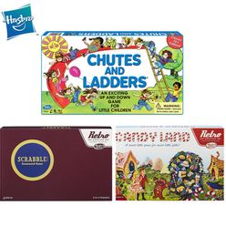 Hasbro Trolls Candy Land Chutes Ladders Scrabble Crossword Trouble Retro Series English Version Family Party Board Game Kids Toy