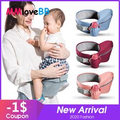 MMloveBB Ergonomic Baby Carrier Infant Baby Hipseat Waist Carrier Front Facing Ergonomic Kangaroo Sling for Baby Travel 0-36M
