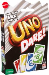 Mattel Games CDY11 UNO: Dare - Card Game Family Funny Entertainment Board Game Fun Playing Cards Gift Box