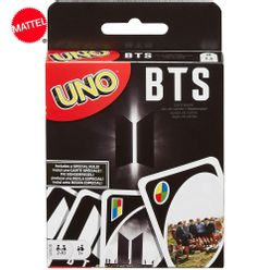 Mattel Games UNO BTS Family Funny Entertainment Board Game Fun Multiplayer Playing Cards Gift Box