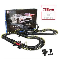 Original Authorization RC Track Car Toy 1:43 Scale Electric Wired Remote Control Car Track Racing Toys For Children's Gift