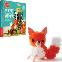 Original Klutz Mini POM Pets Make Your Own Fuzzy Friends DIY Over 20 Lovely Creative Animals Plush Pet English Book Kids Toys