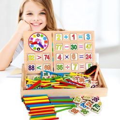 Teaching Aids Multifunctional Math Operation and Drawing Box Learning Preschool Early Childhood Educational Toys for kids gifts