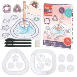 Spirograph Drawing Toys Special-shaped Set Children Art Painting Template Geometric Ruler for Kids Educational Birthday Gifts
