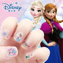 Disney Frozen 2 Anna And Elsa Nail Makeup Stickers Toys Disney Princess Sophia Mickey Minnie Girls Earrings Sticker Toy Gift