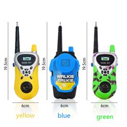 2PCS Walkie-talkie 60 Meters Away Outdoor Children Toy Kids Walkie Talkie Toy Two-Way Radio Long Range Handheld