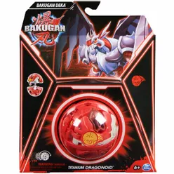 Bakugan Deka Pack - Titanium Dragonoid (Red) Figure