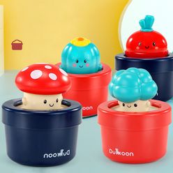 Baby Shower Toys Grow Mushrooms Flower Pots Sprinklers Showers Water Droplets Simulation Plant Bath Toys Kids Gifts