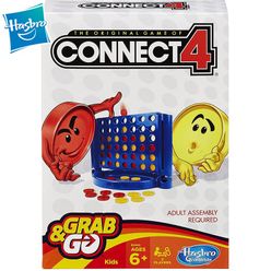 Hasbro Connect 4 Fun on The Run Board Games Travel Edition Team Building Classic Party Toy Educational Kids Toys Chirstmas Gift