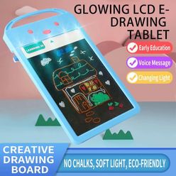 Painting Toys Drawing Copying Pad Cardboard Board LCD Luminous Kid Souptoys Early childhood education Colour pen Children Gift