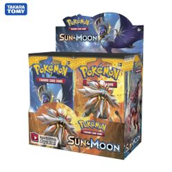 TAKARA TOMY 324Pcs/set Pokemon Cards Collectibles TCG: Sun & Moon Booster Box Trading Card Game Carte Toys Gifts