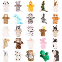 1pcs 25cm Animal Plush Hand Puppet Toys Baby Educational Hand Puppets Animal Plush Doll Hand Toys for Kids Children Gifts